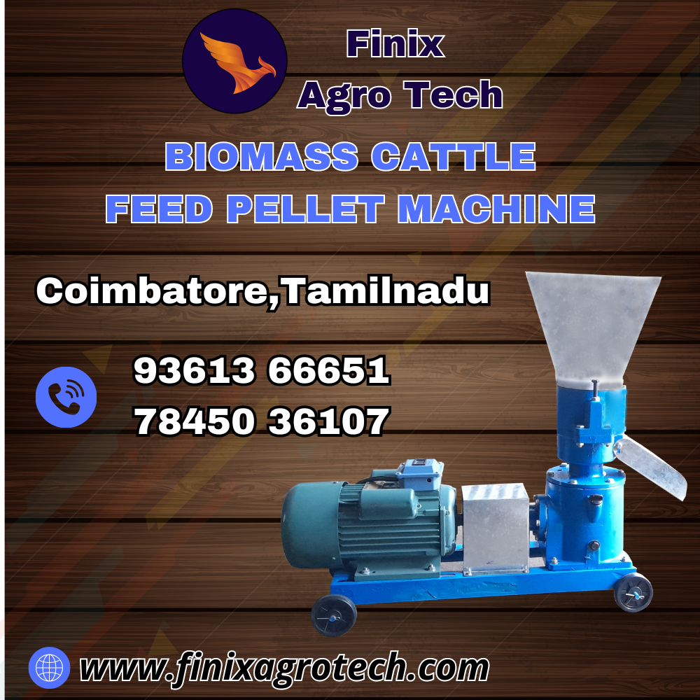 Biomass cattle Feed Pellet Machine - Finix Agro Tech